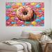 Harriet Bee Blue & Pop Art Donuts II - Desserts Metal Art Print Set Metal in Pink | 28 H x 48 W x 1 D in | Wayfair DC9C4AACF4EB460C9C37ECEC8FB462DB