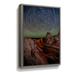 Millwood Pines White Pocket Star Trails II by Cody York - Print on Canvas Metal in Brown/Green | 32 H x 48 W x 2 D in | Wayfair