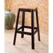 Gracie Oaks Aqeela 30" Bar Stool Wood in Brown | 30 H x 18 W x 18 D in | Wayfair 186B71E8AF2F451C93D8B71E624BCB0C