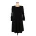 12pm by Mon Ami Casual Dress: Black Dresses - Women's Size Medium