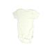 Gerber Short Sleeve Onesie: White Solid Bottoms - Size 3-6 Month