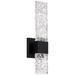 Reflect 18"H x 5"W 2-Light Outdoor Wall Light in Black