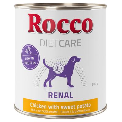 Rocco Diet Care Renal poulet, patates douces pour chien 24 x 800 g