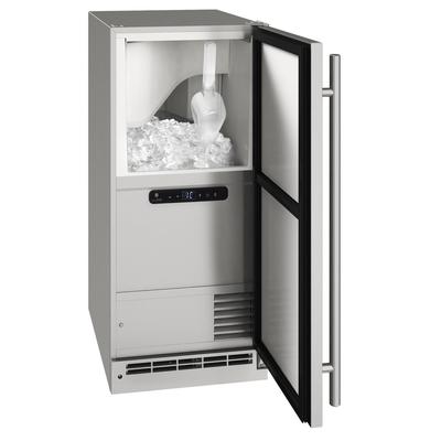 Outdoor Clear Ice Maker 15 In SS Solid 115v