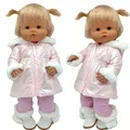 Reborn Baby Puppen Winter Mantel Set 40Cm Nenuco Puppe Kleidung Ropa Y Su Hermanita Zubehör