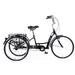 26'' European Adult Tricycles 3 Wheel W/Installation Tools with Low Step-Through, Large Basket, Tricycle for Adults, Women, Men