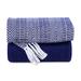 Handwoven Luxurious Cotton Sofa Couch Bed Throw Blankets All Season - Set of 2 (50''x60'')