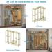 Wire Garment Rack Heavy Duty Clothes Rack for Hanging Clothes, Metal Clothing Rack Bedroom Freestanding Wardrobe Closet Rack