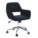 Homy Casa Adjustable Upholstered Swivel Task Office Chair