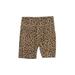 J.Crew Factory Store Shorts: Brown Leopard Print Bottoms - Women's Size Small