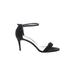 Carvela Kurt Geiger Heels: Black Print Shoes - Women's Size 41 - Open Toe