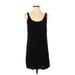 Forever 21 Casual Dress - Shift Scoop Neck Sleeveless: Black Print Dresses - Women's Size Small