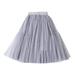 mveomtd Little Child Girls Long Skirt Girls Tiered Ruffle Maxi Skirts Girls Soft Fluffy Skirt Party Girl Skirt 4t Ballet Dress Flower Girl Dress Eggplant