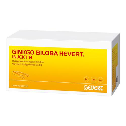 Ginkgo Biloba Hevert injekt N Ampullen 100 St