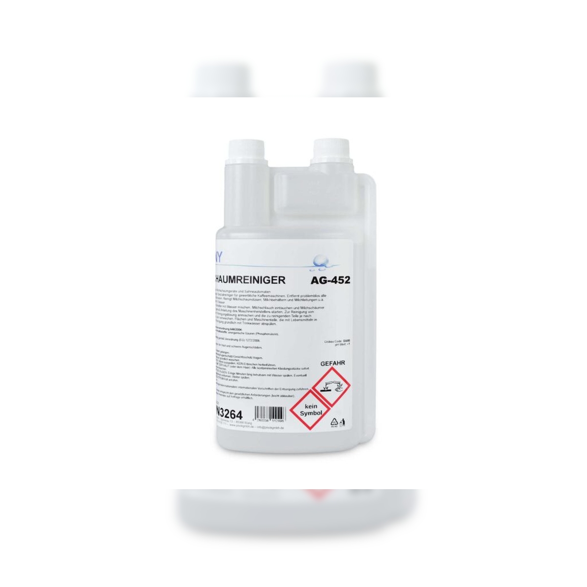 Plock GmbH Milchschaumreiniger Funny - 10 x 1 L - geeignet für Geräte aller Marken Image