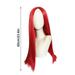 Beauty Clearance Under $15 Christmas Horror Anime Wig Mid Red Long Straight Cosplay Cos Wig Red L
