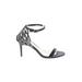 Imagine by Vince Camuto Heels: Black Solid Shoes - Women's Size 7 1/2 - Open Toe