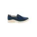 Franco Sarto Sneakers: Blue Print Shoes - Women's Size 8 - Almond Toe