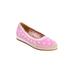 Women's The Franny Slip On Flat by Comfortview in Mauve Dot (Size 9 M)