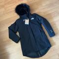The North Face Jackets & Coats | Nwt The North Face Girls’ Arctic Swirl Parka, Medium, Black | Color: Black/White | Size: Mg