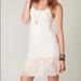 Free People Dresses | Free People Slip Dress With Lace Hem And Racer Back | Color: Cream/White | Size: S
