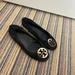 Tory Burch Shoes | Navy Suede Tory Burch Reva Ballet Flat | Color: Blue/Silver | Size: 9