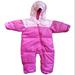 Columbia Jackets & Coats | Columbia Down/Feather Infants One Piece Snowsuit Size 18 Months | Color: Pink | Size: 18mb