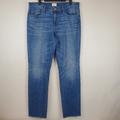 J. Crew Jeans | J Crew Mens Matchstick Slim Straight Jeans Size 32x34 Medium Wash Stretch Denim | Color: Blue | Size: 32