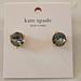 Kate Spade Jewelry | Kate Spade Stud Earrings Cz | Color: Black/Gold | Size: Os