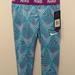 Nike Bottoms | Nike Girls Dri Fit Legging One Pair. New With Tags. | Color: Green/Purple | Size: Various