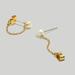 Madewell Jewelry | Nwt Madewell Freshwater Pearl Chain Stud Earrings Gold | Color: Gold | Size: Os