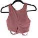 Athleta Tops | Athleta Womens Conscious Cut Out Crop Top Sports Bra A-C Pink S | Color: Pink | Size: S