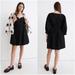 Madewell Dresses | Nwt Madewell Poplin Puff-Sleeve Mini Dress | Color: Black | Size: 6