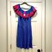 Lilly Pulitzer Dresses | Nwt Lilly Pulitzer Kalama Off The Shoulder Borealis Blue Large Dress | Color: Blue/Pink | Size: L