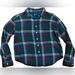 American Eagle Outfitters Tops | American Eagle Flannel Shirt Boyfriend Fit 100% Cotton Vibrant Colors Small | Color: Blue/Purple | Size: S