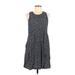 Gap Casual Dress - A-Line: Blue Paisley Dresses - Women's Size Medium