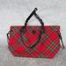 Dooney & Bourke Bags | Dooey And Bourke Bag Tote Tartan Red Green Plaid Large | Color: Green/Red | Size: Os