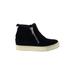 Steve Madden Sneakers: Black Solid Shoes - Women's Size 7 1/2 - Round Toe