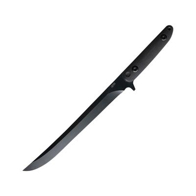 APOC by Dragon King Atrim Survival Tanto Sword 16in Overall 10.5in Black Oxide Coated Spring Steel Tanto Blade Black G10 Handle Black Synthetic Belt