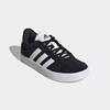 Sneaker ADIDAS SPORTSWEAR "VL COURT 3.0 KIDS", Gr. 32, schwarz-weiß (core schwarz, cloud weiß, core schwarz), Leder, Synthetik, sportlich, Schuhe, inspiriert vom Design des adidas samba