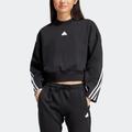 Sweatshirt ADIDAS SPORTSWEAR "W FI 3S SWT" Gr. XL, schwarz (black) Damen Sweatshirts