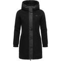 Outdoorjacke RAGWEAR "Cousy" Gr. S (36), schwarz (black) Damen Jacken Lange