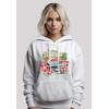 Kapuzenpullover F4NT4STIC "The Beach Boys Musik Band Tropical", Damen, Gr. XS, weiß, Obermaterial: 65% Baumwolle, 35% Polyester, casual, relaxed fit, Langarm, Pullover, Premium Qualität