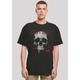 T-Shirt F4NT4STIC "Guns 'n' Roses Flower Skull Rock Musik Band" Gr. M, schwarz Herren Shirts T-Shirts