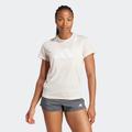 T-Shirt ADIDAS PERFORMANCE "TR-ES LOGO T" Gr. XXL, beige (putmau, white) Damen Shirts Jersey