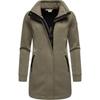 Sweatjacke RAGWEAR "Letrice Bonded", Damen, Gr. L (40), braun, Sweatware, Obermaterial:100% Polyester, Futter: 100% Polyester, elegant, tailliert Po-bedeckend, hoch geschlossener Ausschnitt, Langarm Ärmel ohne Ärmelschlitz normaler Saum,...
