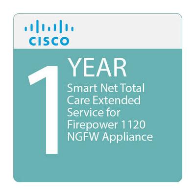 Cisco 1-Year Smart Net Total Care Extended Service for Firepower 1120 NGFW Applia CON-SNT-FRP11209