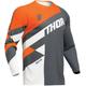 Thor Sector Checker Youth Motocross Jersey, grey-orange, Size XL