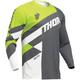 Thor Sector Checker Youth Motocross Jersey, grey-green, Size L