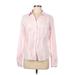 Calvin Klein Long Sleeve Button Down Shirt: Pink Tops - Women's Size 8